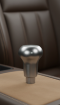 Brushed Aluminum Shift Knob Upgrade