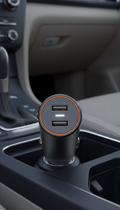 Dual-Port USB-C Fast Car Charger